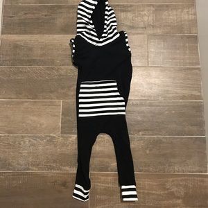 Black and White Romper